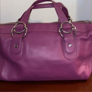 Like new leather, purplish Antonio Melani handbag
